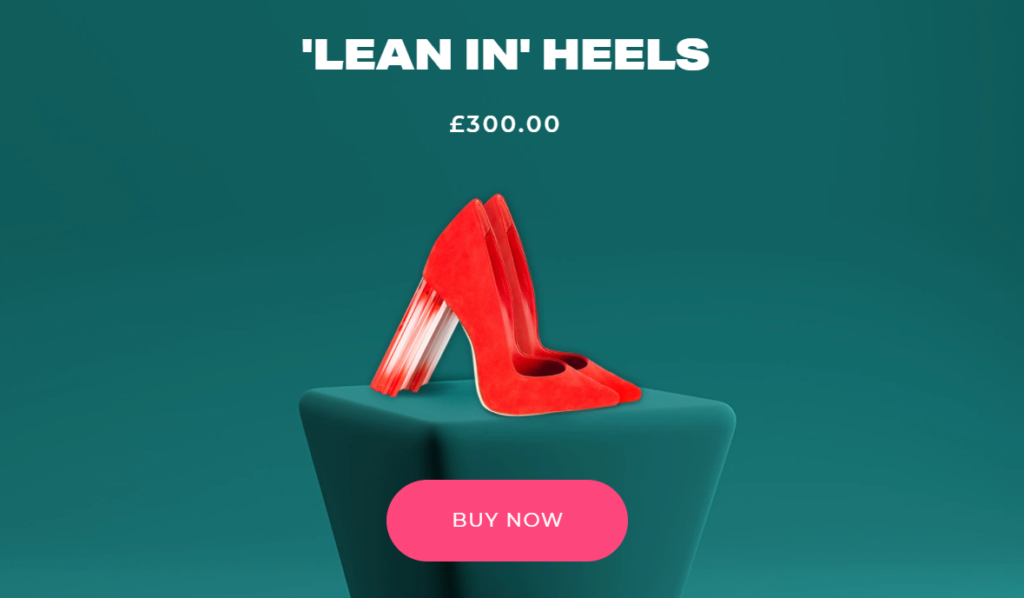 lean in heels