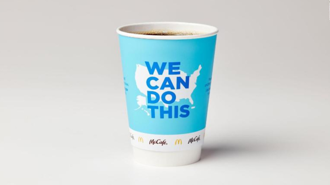 mcdonald new coffee cup covid