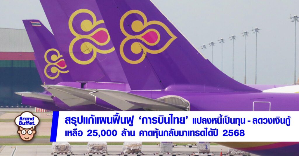 สรุปแก้แผนฟื้นฟู 'การบินไทย' แปลงหนี้เป็นทุน-ลดวงเงินกู้เหลือ 25,000 ...