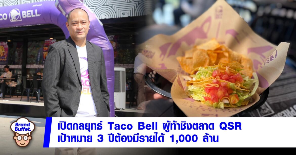 เปิดกลยุทธ์ “Taco Bell” กับบทบาทผู้ท้าชิงตลาด QSR เมืองไทย สู่เป้า ...